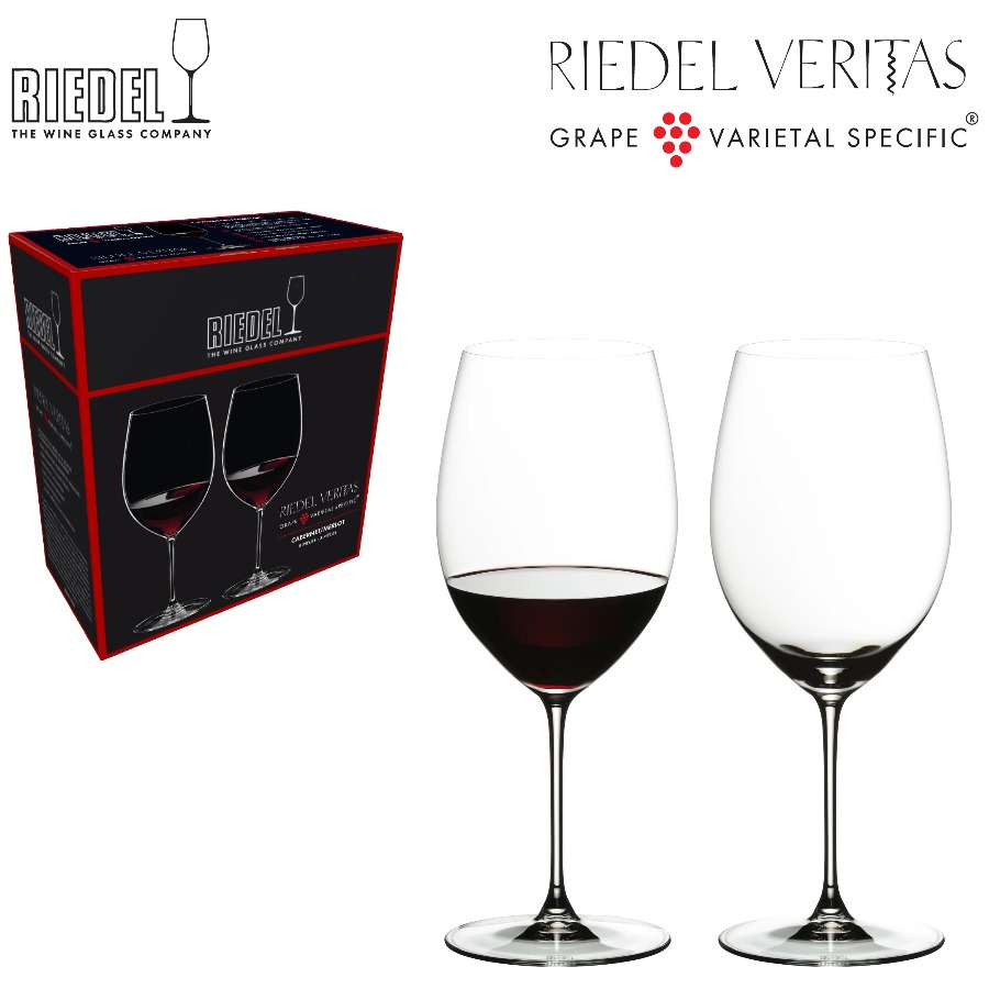 RIEDEL VERITAS - Cabernet卡本內/Merlot梅洛 酒杯(雙入盒裝)