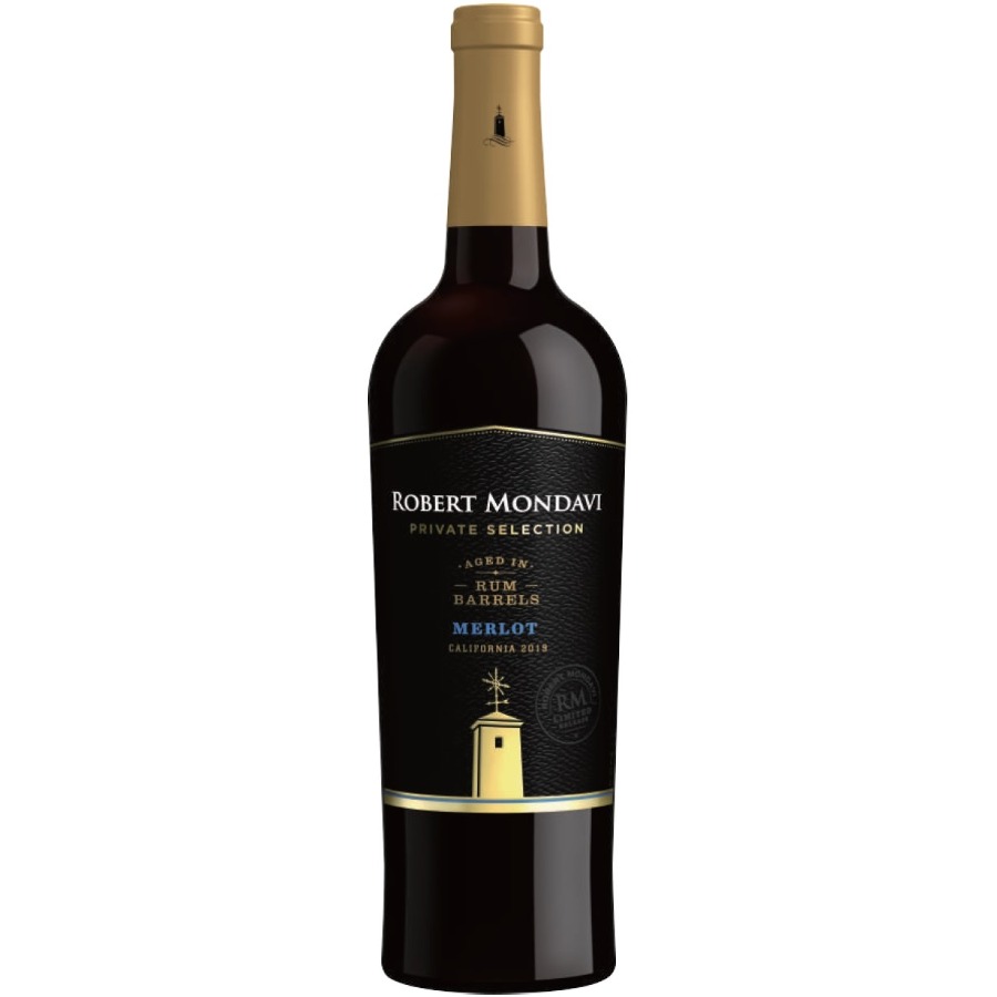 Robert Mondavi Private Selection Rum Barrel-Aged Merlot 2019羅伯蒙岱維 酒莊特選 蘭姆酒桶陳梅洛紅酒